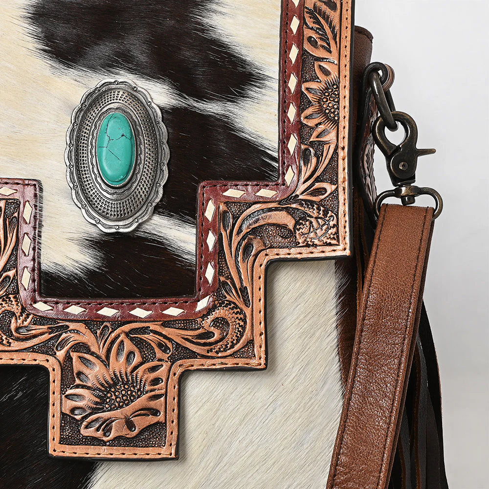 American Darling Messenger Genuine Western Leather Bag