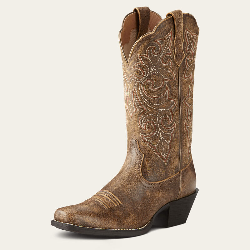 Ariat Wms Round Up Square Toe Vintage Bomber