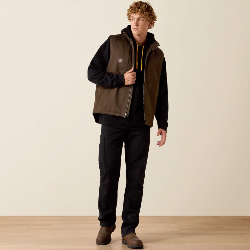Ariat Mns Rebar Duracanvas Vest Wren - Winter Clearance