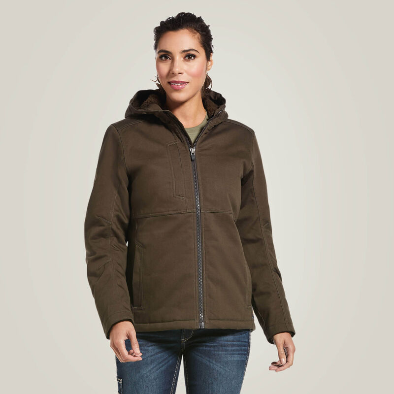 Ariat Wms Rebar Duracanvas Insulated Jacket Wren - Winter Clearance
