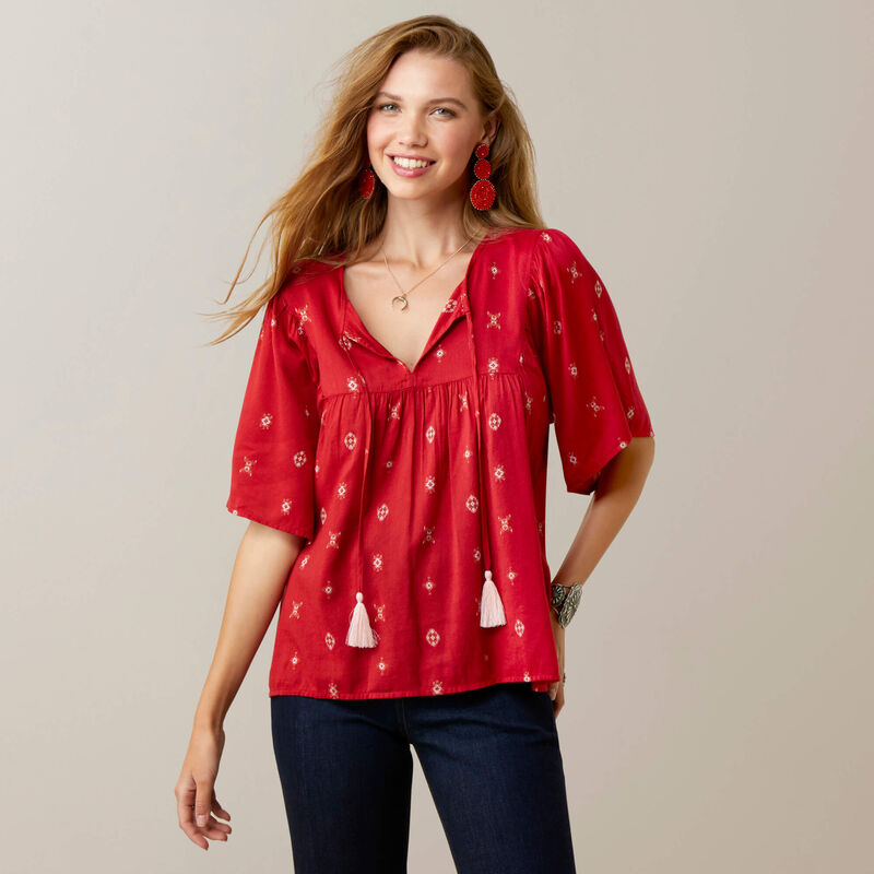 Ariat Wms Star-Spangled Tunic Dobby - Mothers Day Sale