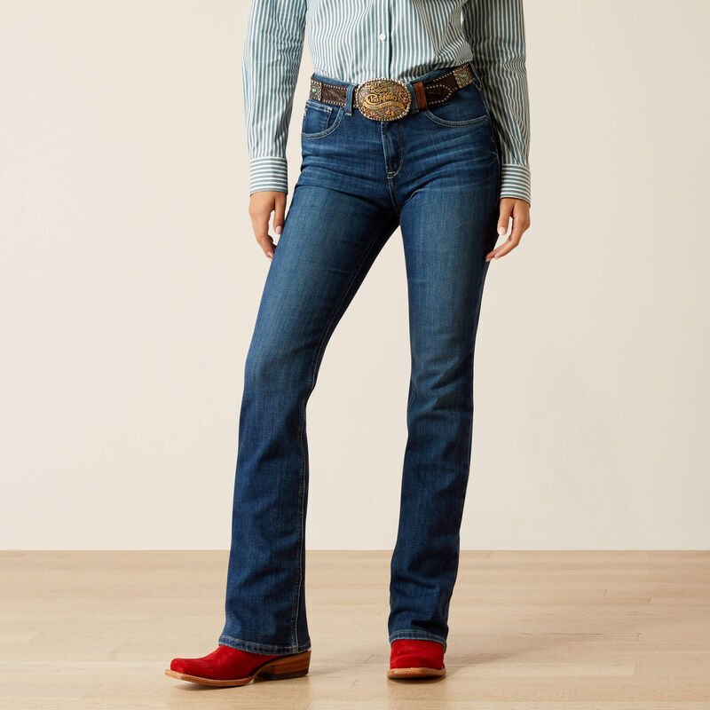Ariat Wms High Rise Boot Cut Lydia Portland - Christmas Sale
