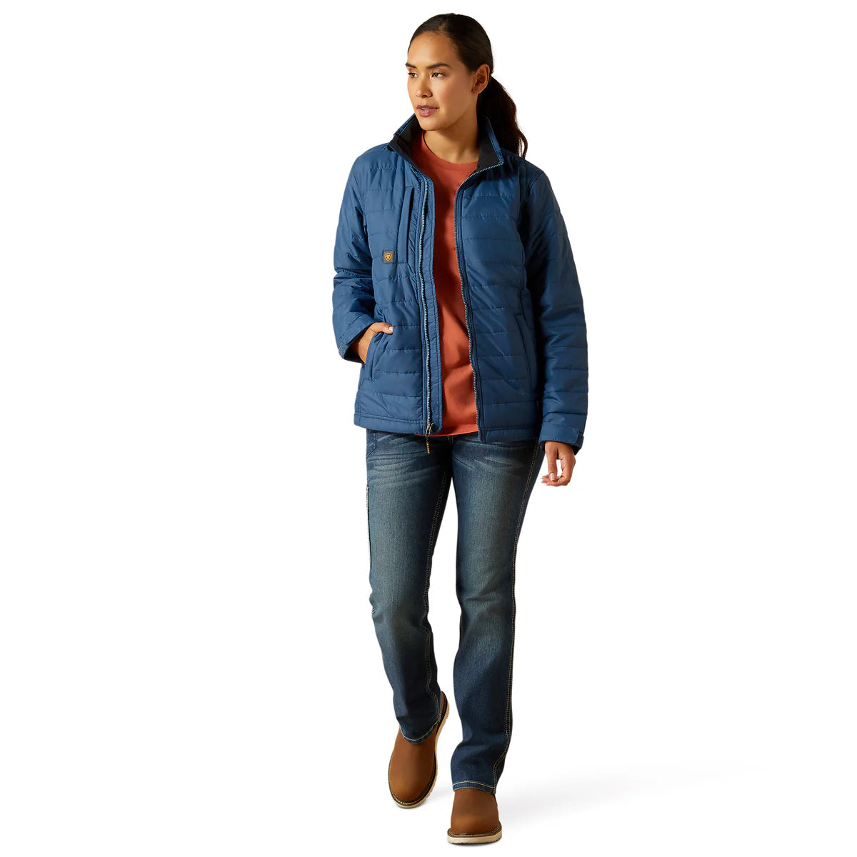 Ariat Wms Rebar Cordura Ripstop Lightweight Insulated Jacket Ensign Blue