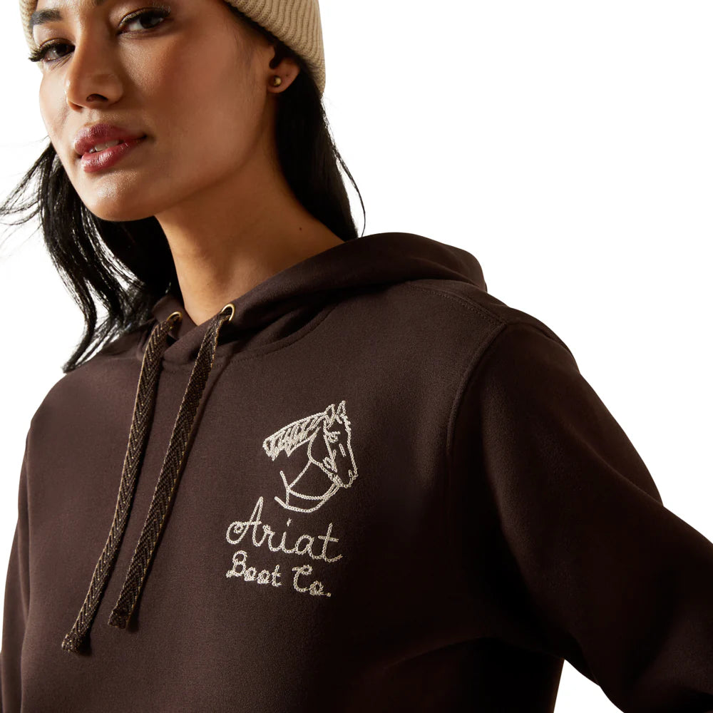 Ariat Wms Stitch Hoodie Mole - Winter 26