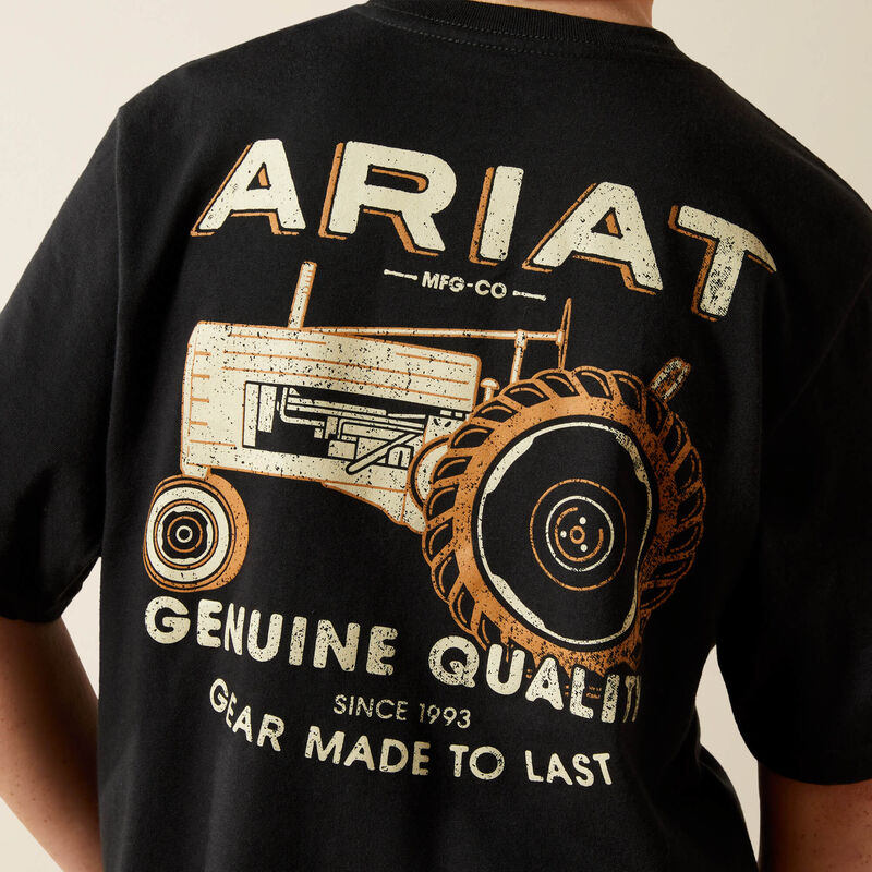 Ariat Bys Gramps Tractor SS Tee Black
