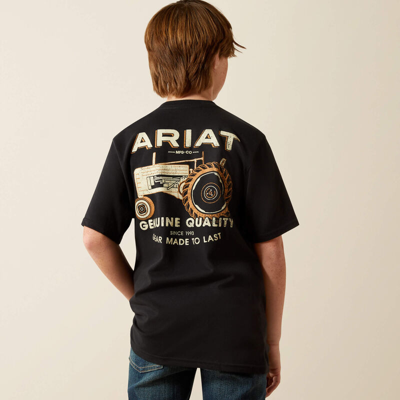 Ariat Bys Gramps Tractor SS Tee Black