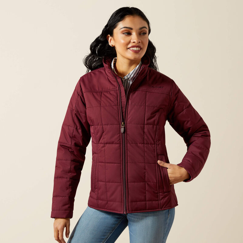 Ariat Wms Crius Insulated Jacket Windsor Wine - Winter 26