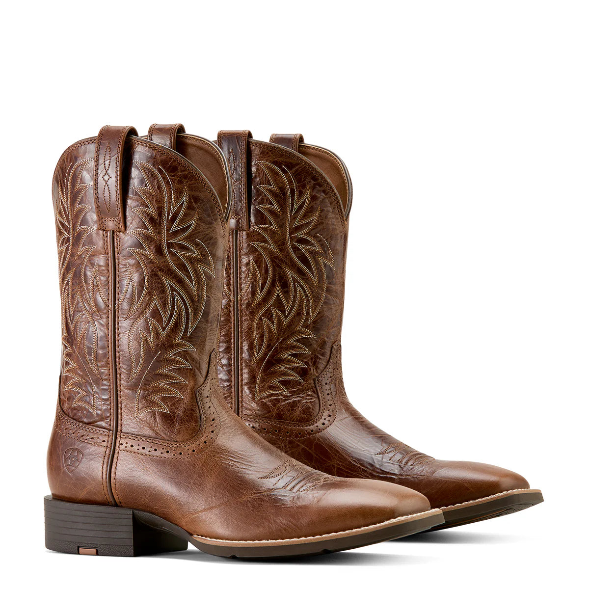 Ariat Mns Sport Western Wide Sport Toe Dark Tan