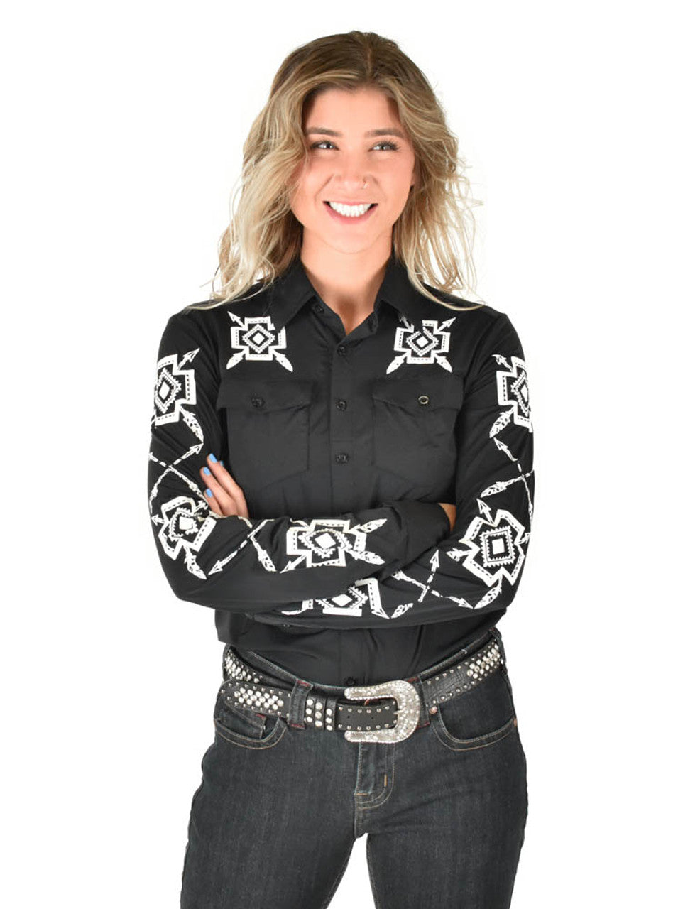 Cowgirl Tuff Pullover Button Up