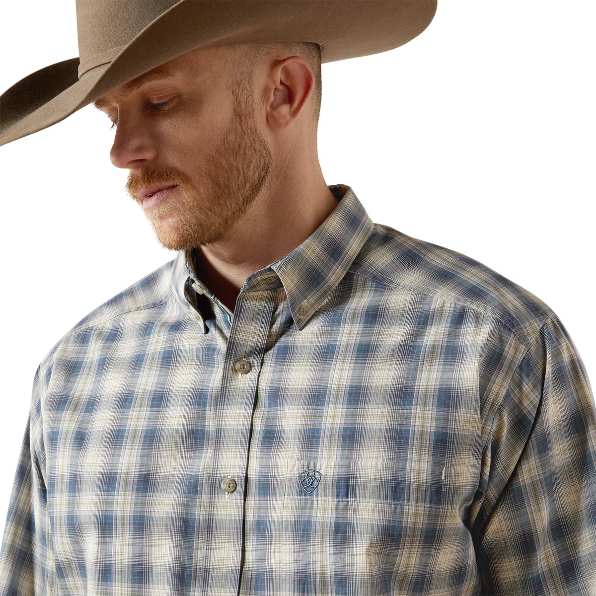 Ariat Mns Pro Series Witten LS Shirt Dark Blue