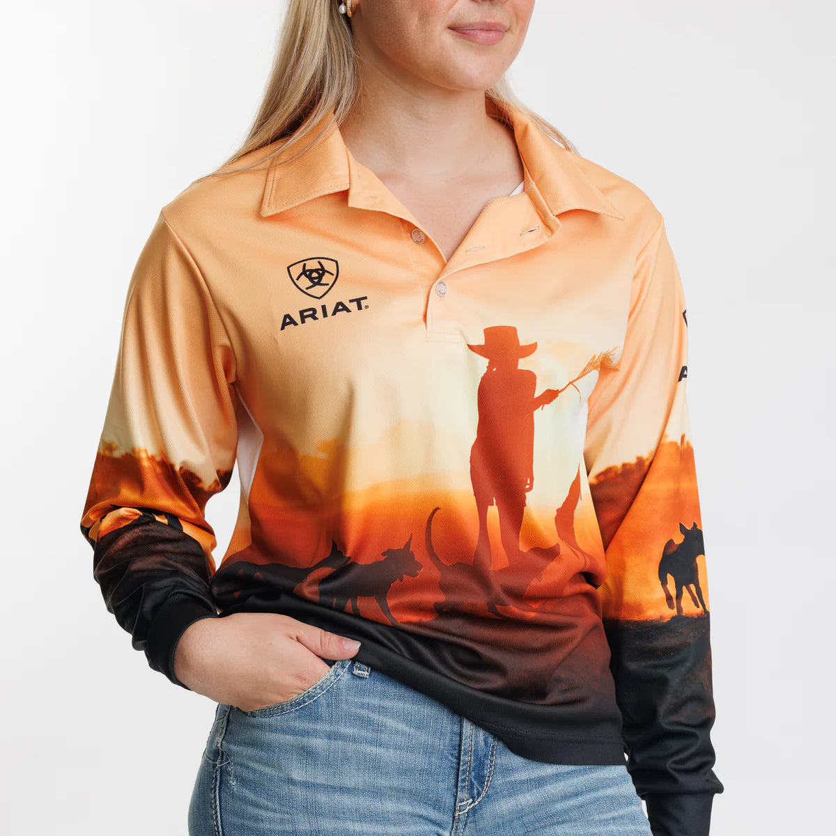 Ariat Adult Uni Fishing Shirt - Black Friday Sale