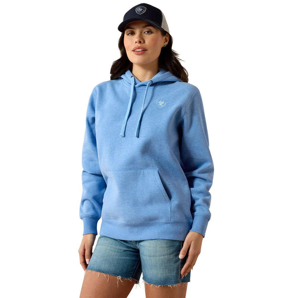 Ariat Wms Logo 2.0 Hoodie Ultramarine Heather