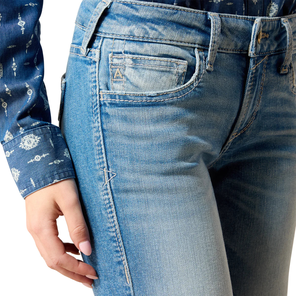 Ariat Wms Mid Rise Trouser Clara Yuba