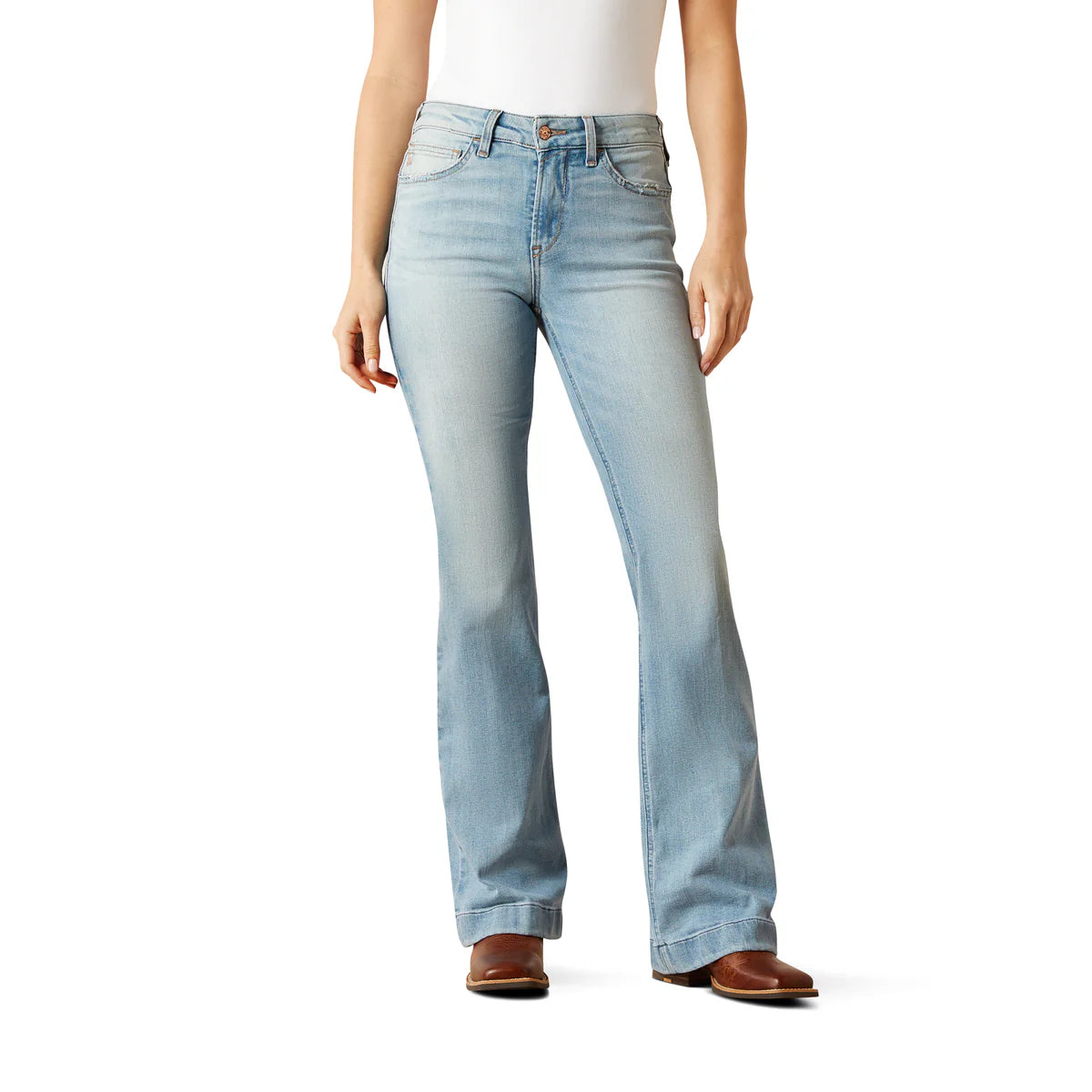Ariat Wms High Rise Marine Slim Trouser Jeans Maryland