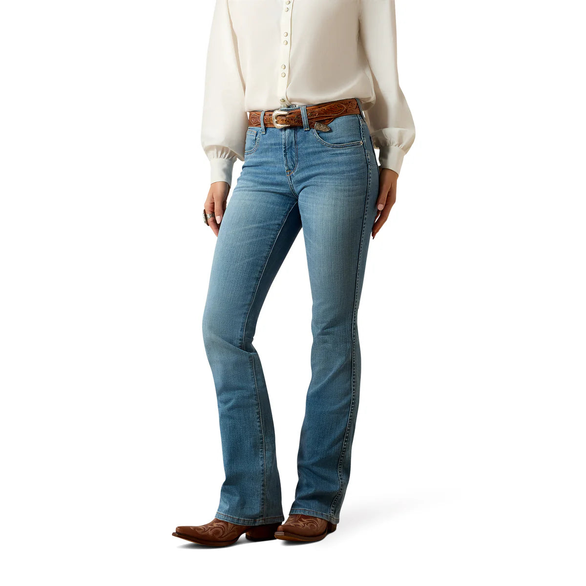 Ariat Wms High Rise Lorena Boot Cut Jeans Tennessee