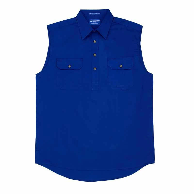 Just Country Mns Jack Sleeveless Workshirt - Workshirt Sale