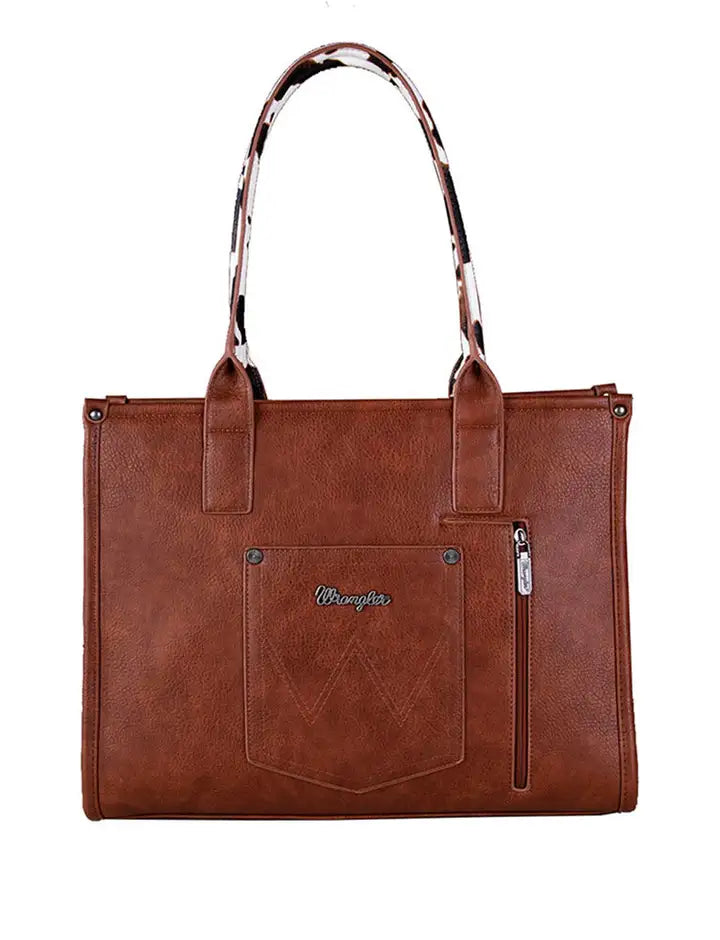Wrangler Cow Print Tote Bag