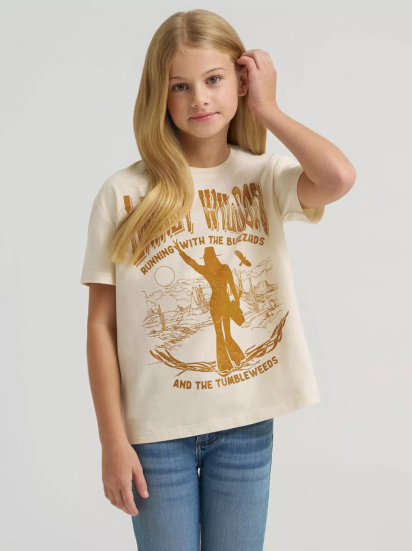 Wrangler X Lainey Wilson Girls Buzzards SS Tee