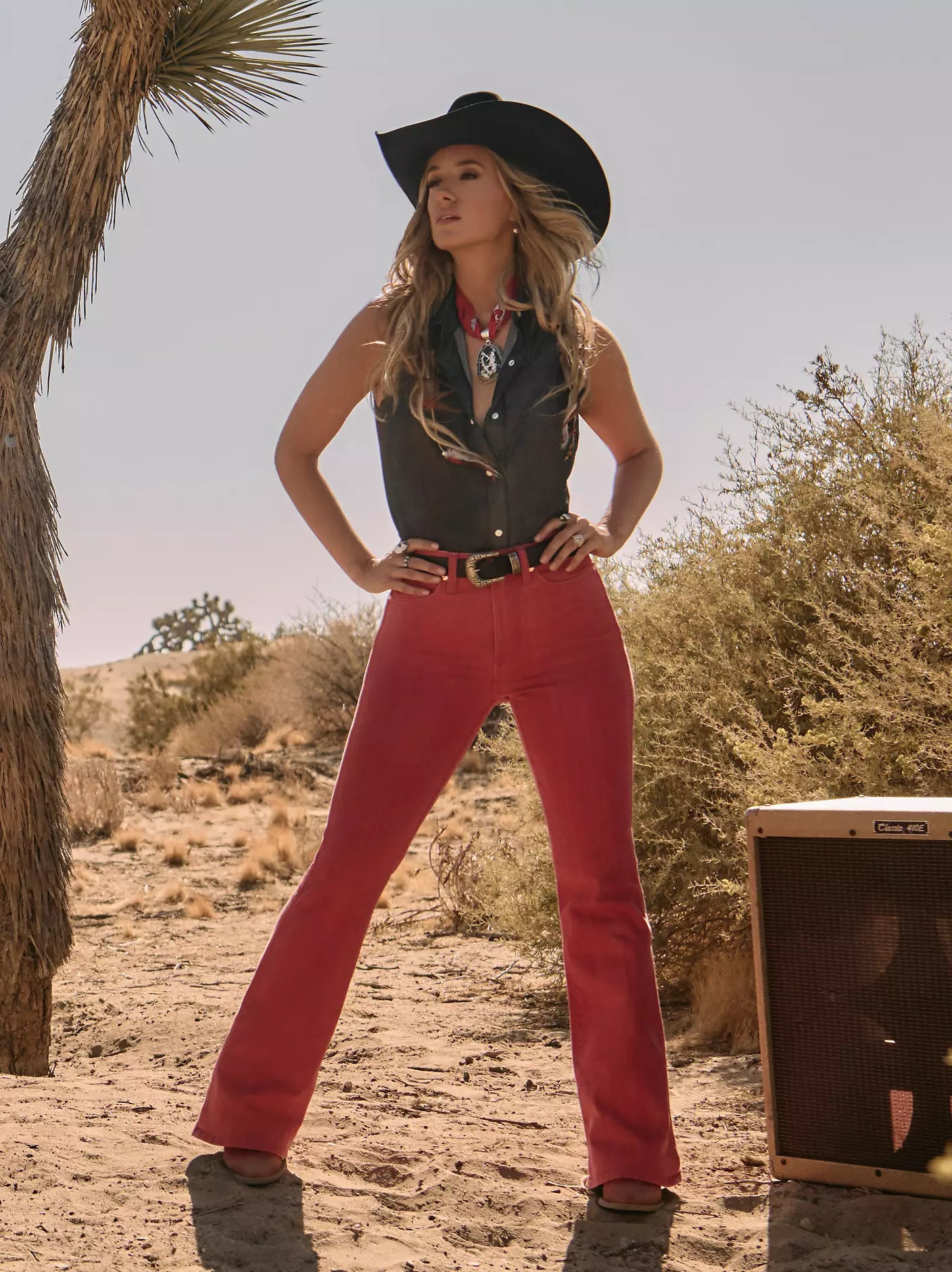 Wrangler X Lainey Wilson Lainey Red Flare Jean
