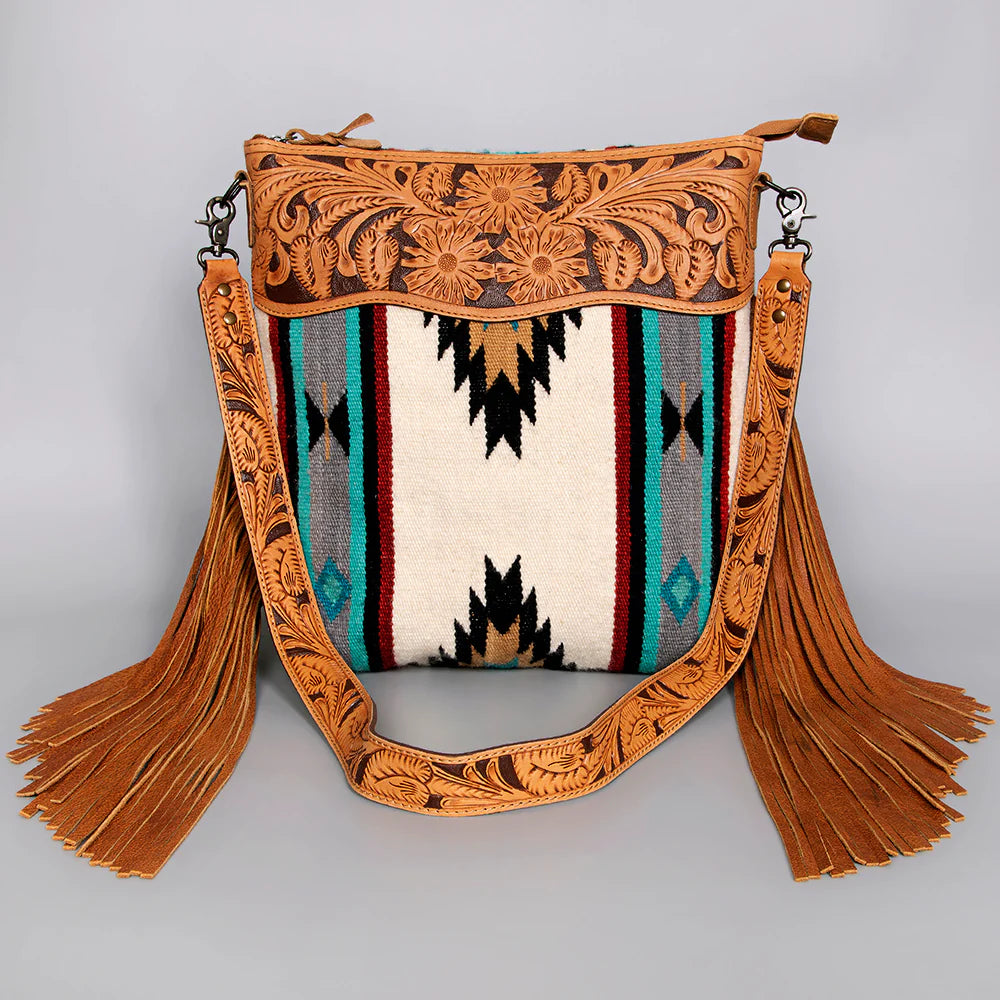 American Darling Hand Tooled Crossbody Handbag