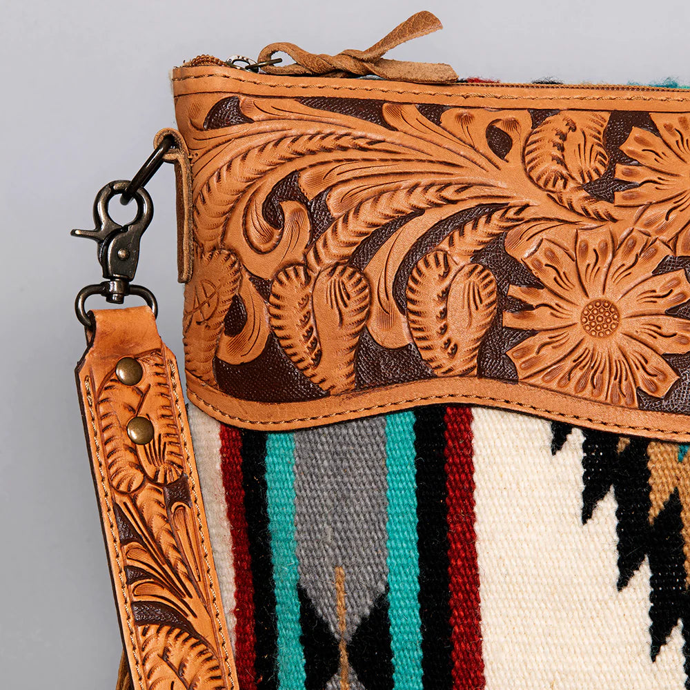 American Darling Hand Tooled Crossbody Handbag