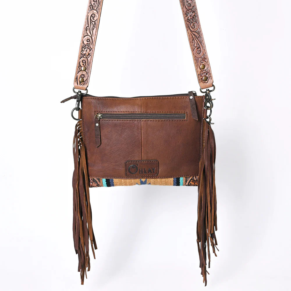 Ohlay Crossbody Genuine Leather Western Handbag