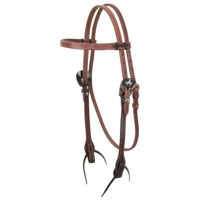 Showman Roughstock Browband Bridle