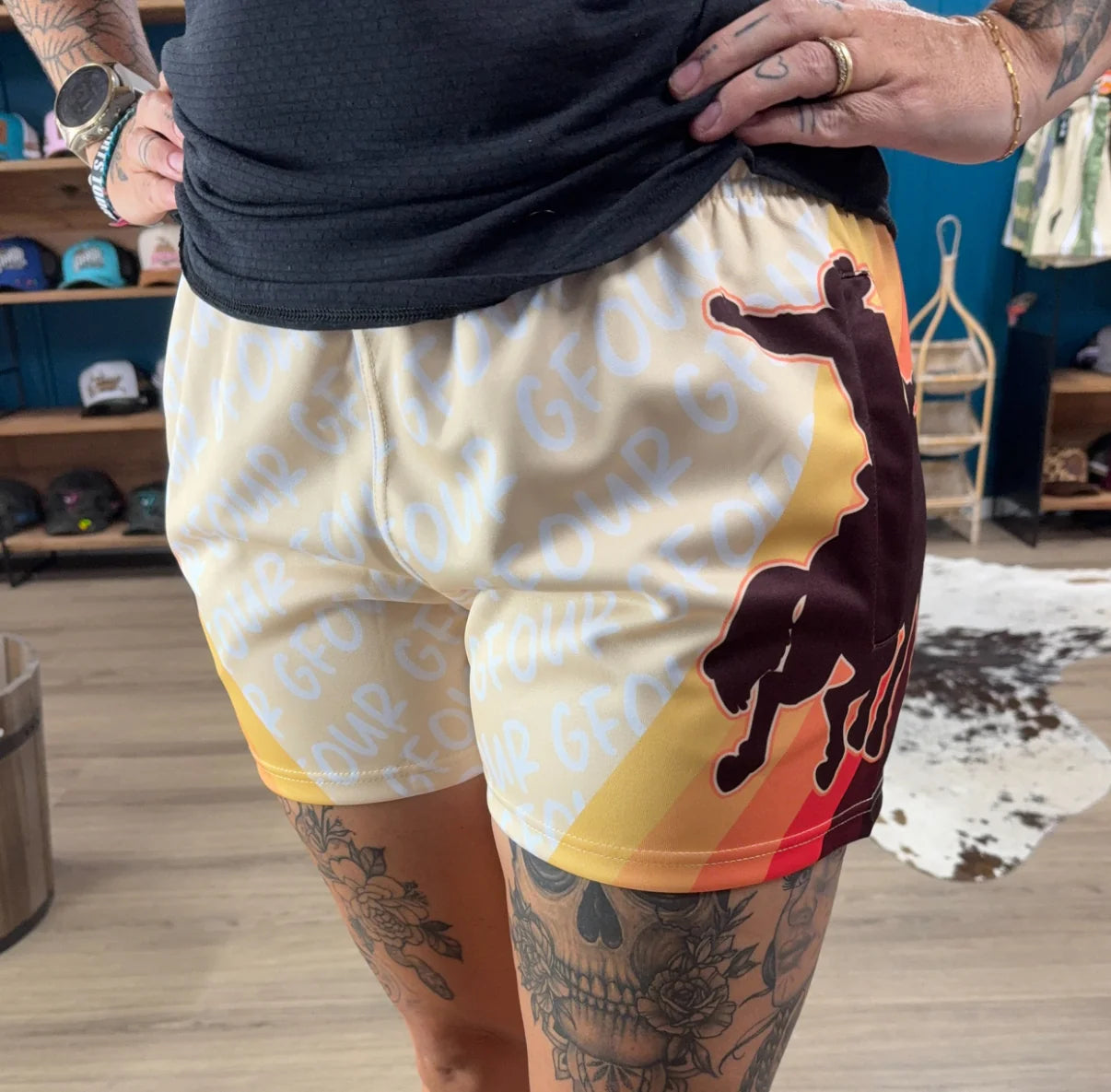 G Four Retro Rodeo Shorts