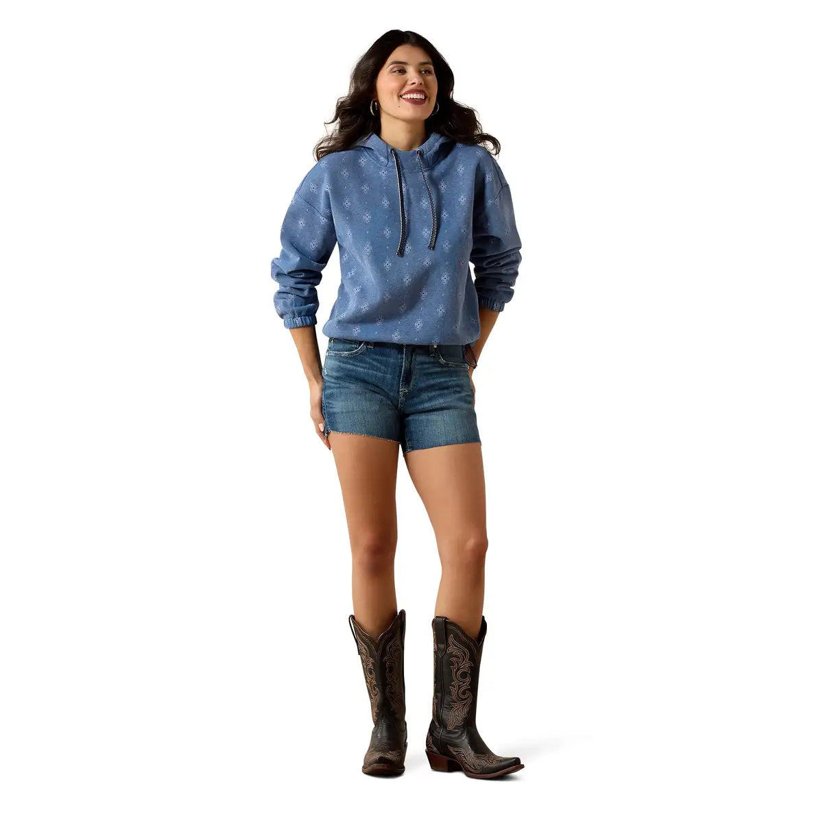 Ariat Wms Essential Hoodie Blue Heather