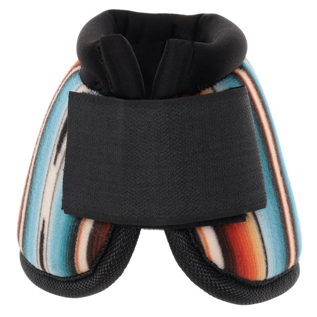 Showman Teal Serape Elite Equine Bell Boot