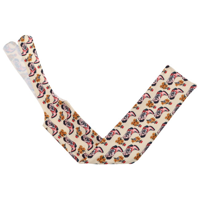 Showman Boots in Bloom Slip On Tail Bag