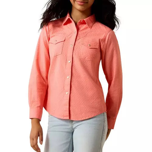 Ariat Gls Amanda LS Shirt Shell Pink