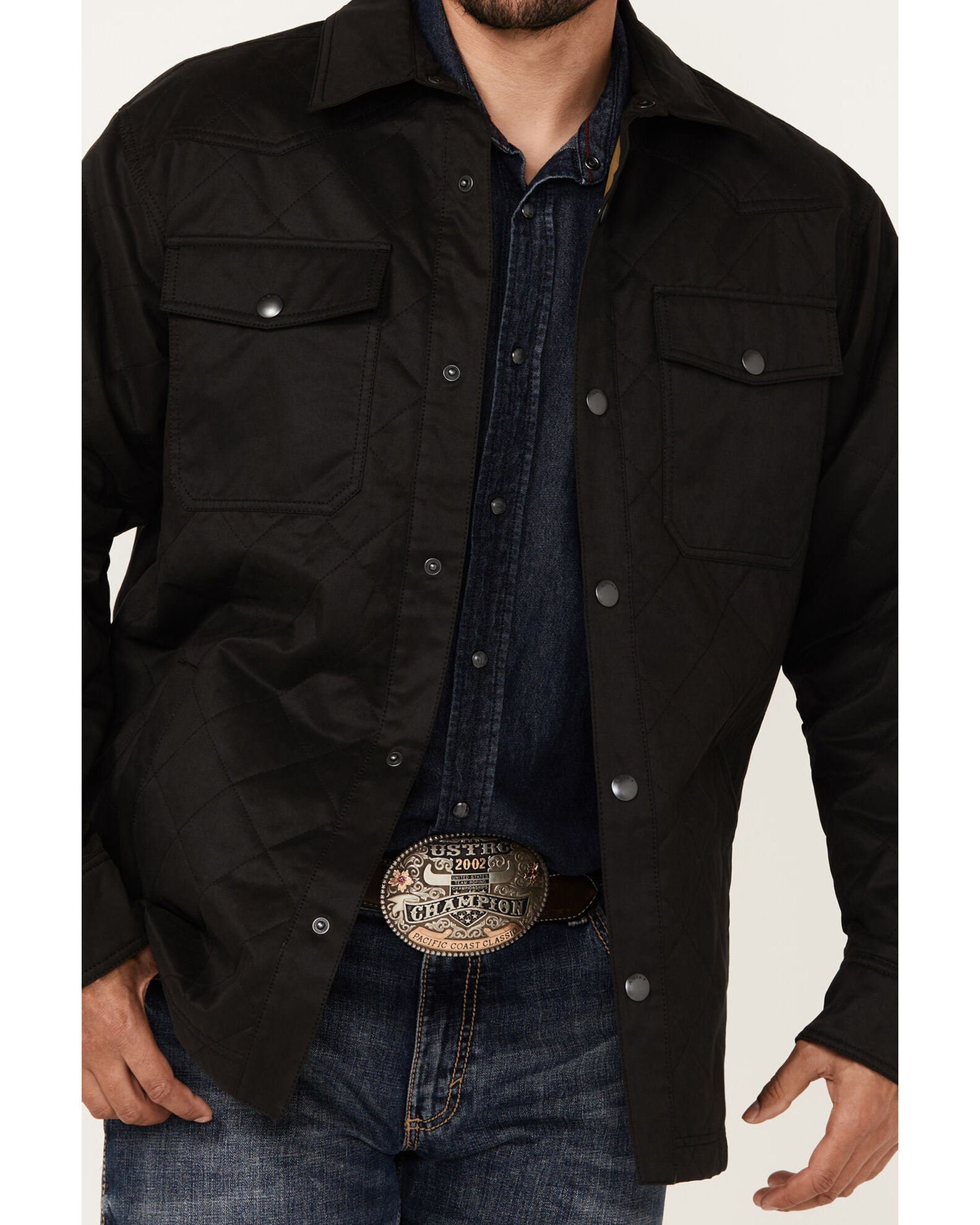Ariat Mns Grizzly Shirt Jacket Black - Winter Black Friday Sale