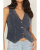 Wrangler Wmns Retro Medium Wash Chenille Denim Vest