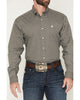 Cinch Mens Geo Print Long Sleeve Button Down Shirt