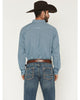 Ariat Mns Team Jansen Fitted LS Shirt Navy/Light Blue