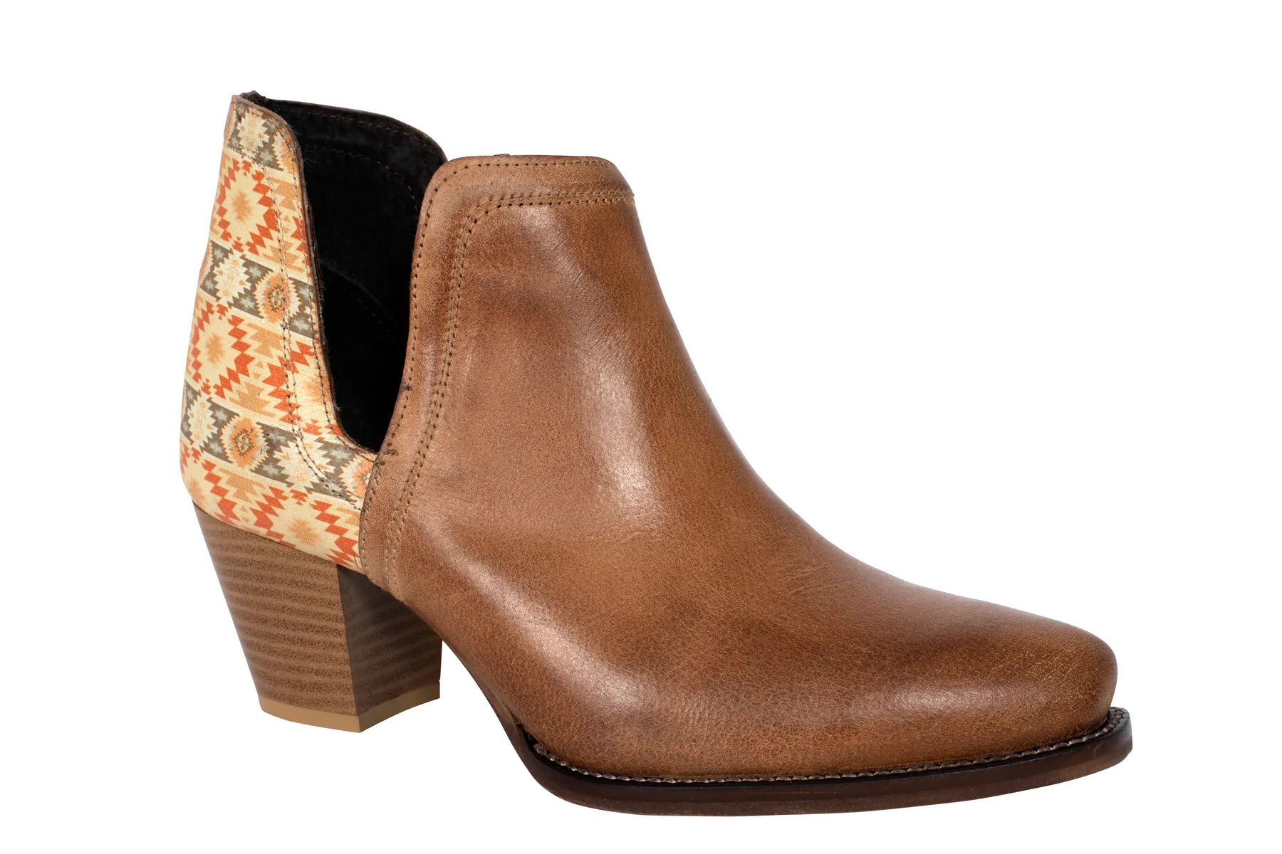Roper Wms Rowdy Aztec Tan/Aztec Leather - Mothers Day Sale