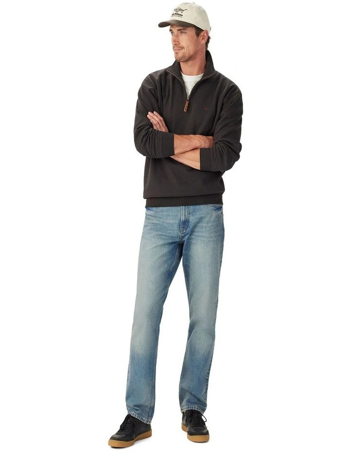 RM Williams Mulyungarie 1/4 Zip Sweatshirt - Winter Clearance