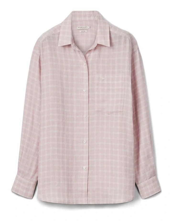 RM Williams Hopeland Linen Check Shirt