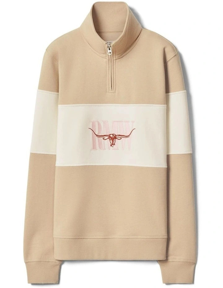 RM Williams Trickett Panel Sweatshirt - Winter Clearance