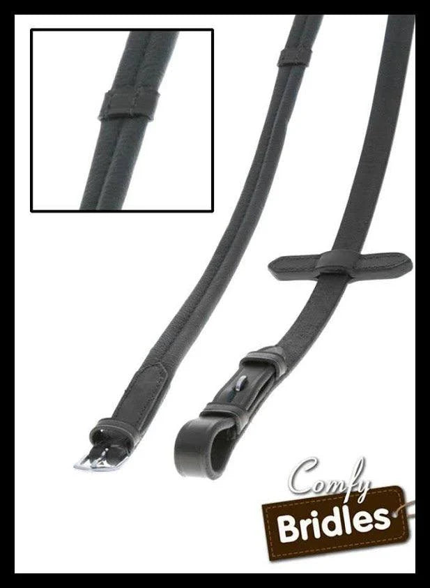 Flexible Fit 4 Row Crystal Wave Snaffle Bridle