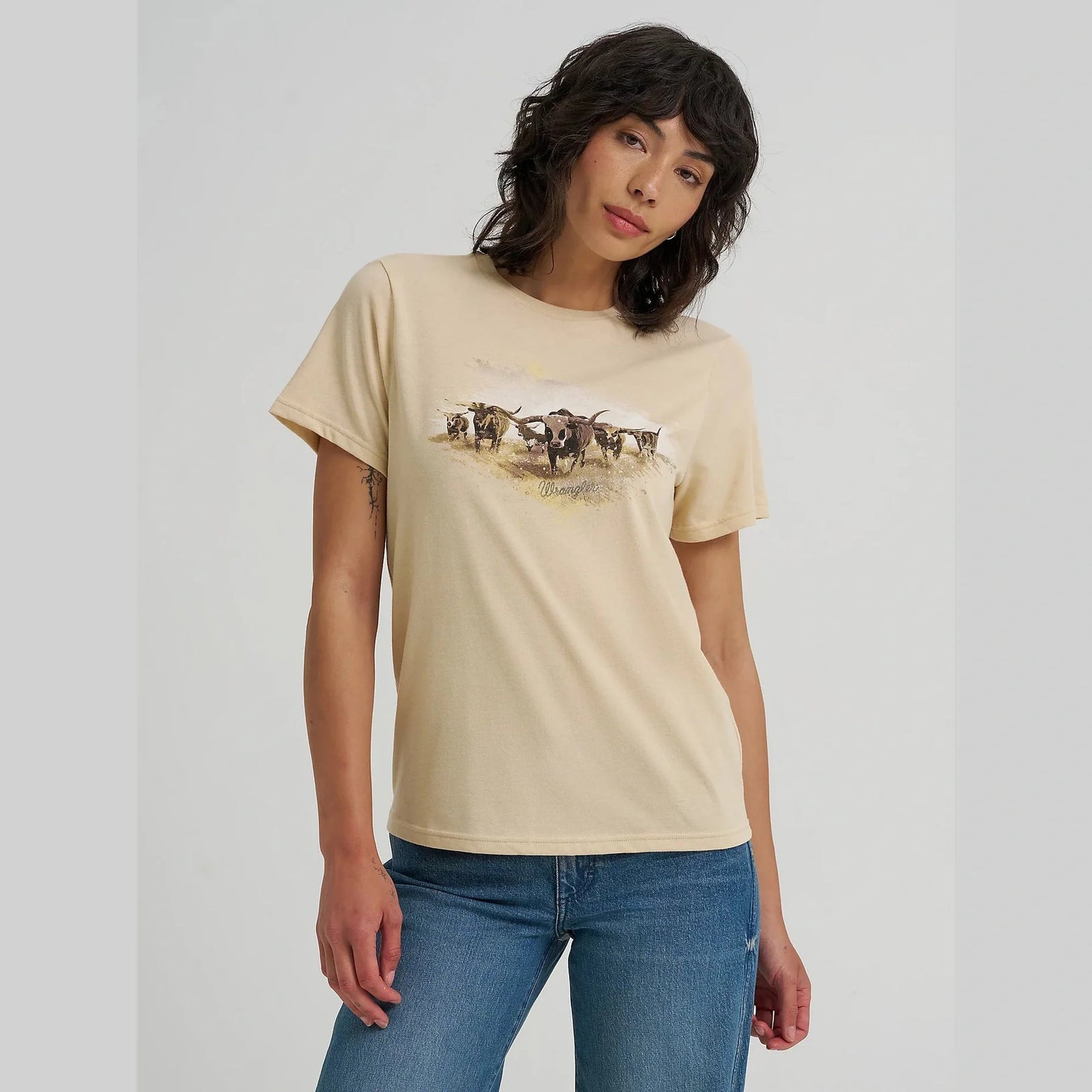 Wrangler Wmns Graphic Short Sleeve T Shirt