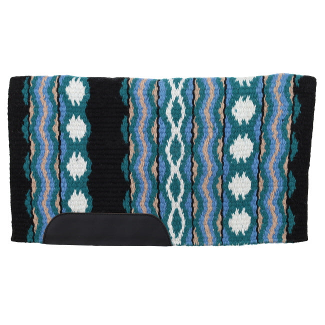 Showman 34in x 40in Deep Blues Saddle Blanket