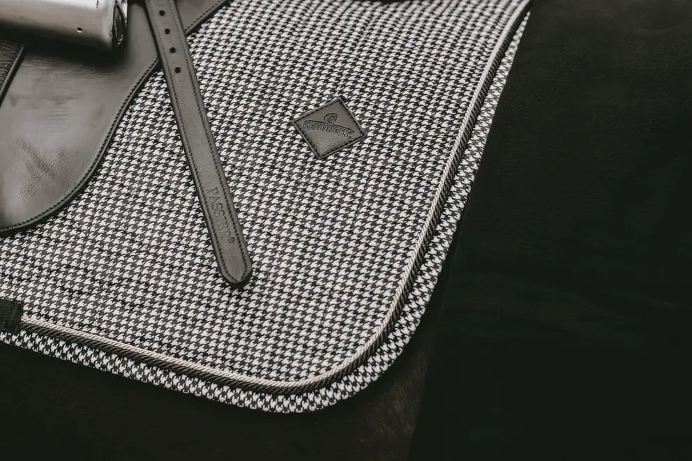 Kentucky Horsewear Saddle Pad Pied-de Poule Dressage