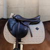 Kentucky Saddlepad Pied-de Poule Jumping Beige