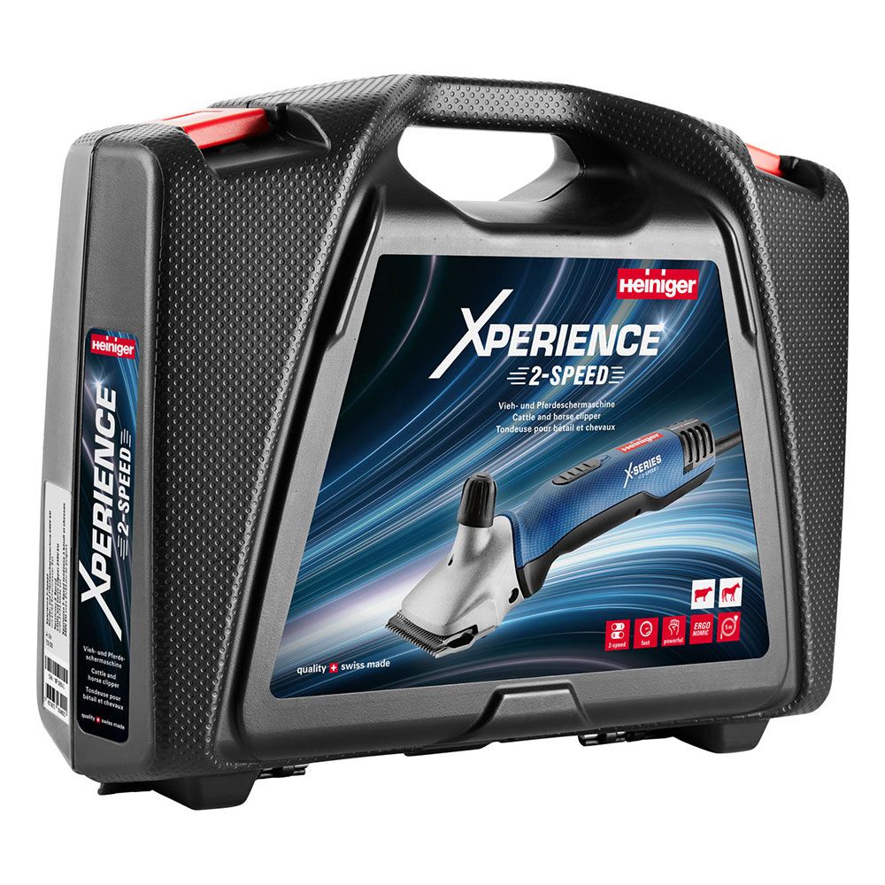 Heiniger Experience 2 Speed Cattle Horse Trimmer with Blade Set