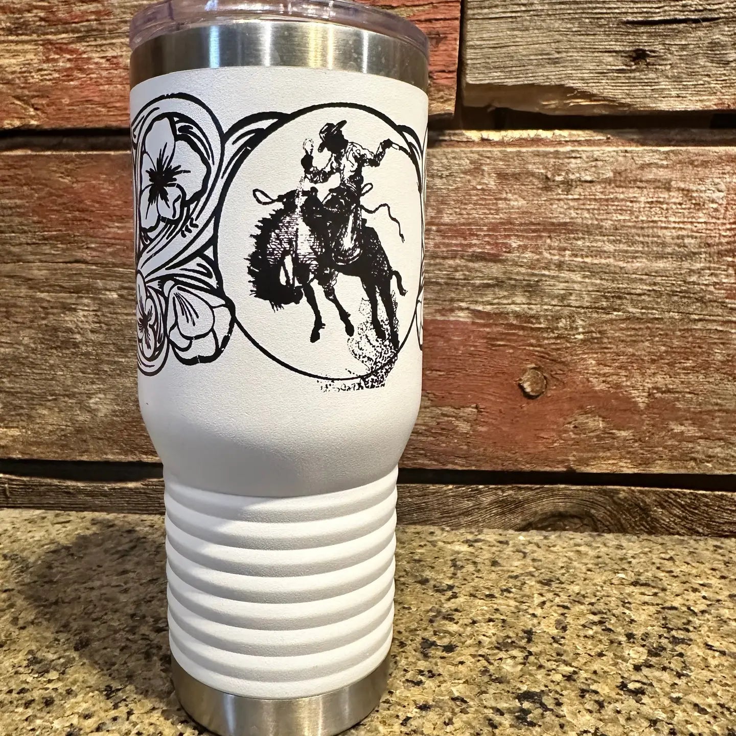 Ranch Bronc 20oz Coffee Mug Cowgirl Rodeo Western