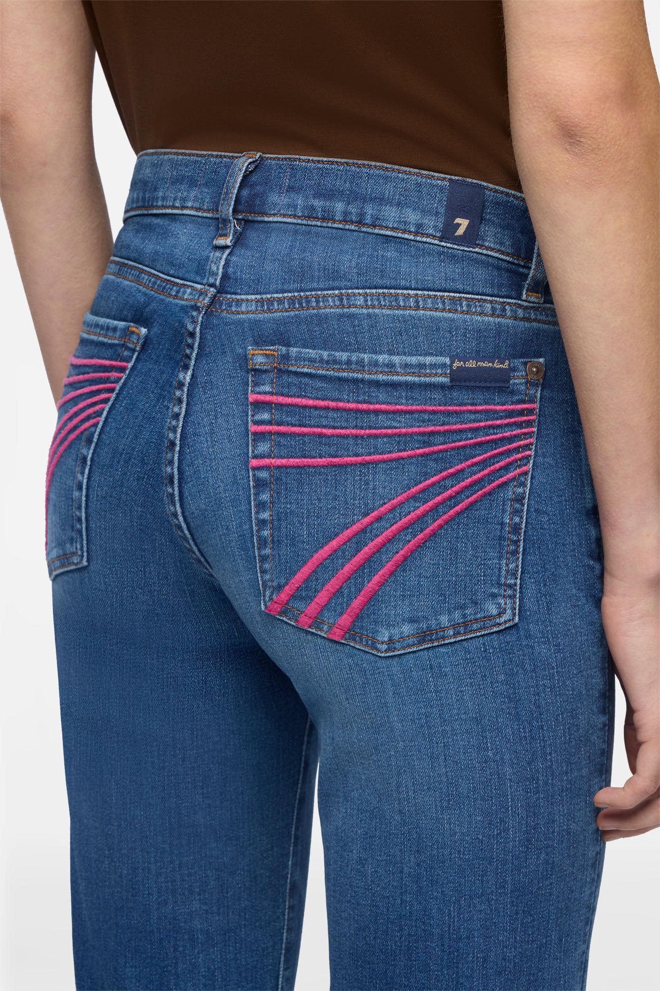 7 for All Mankind - Dojo Moonwater 34 | Country Clothing - Ladies Jeans | Saddleworld Ipswich