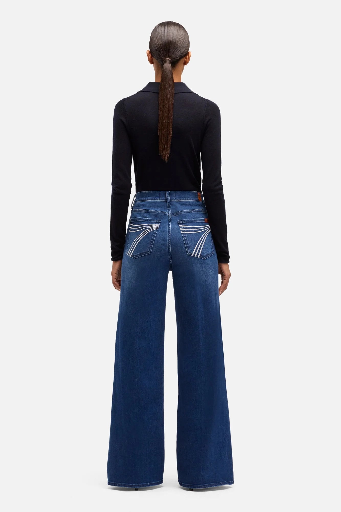 7 for All Mankind Ultra High Rise Jo - Crater | Country Clothing - ladies Jeans | Saddleworld Ipswich