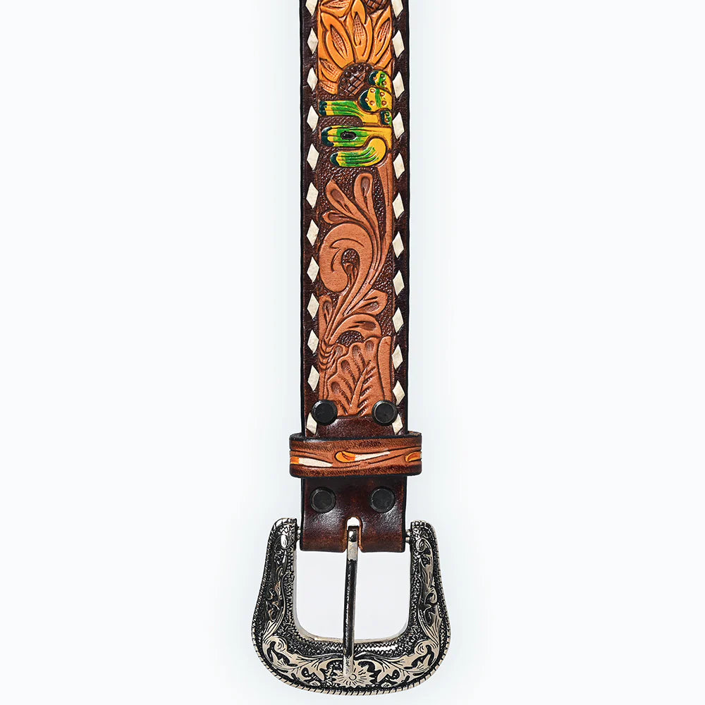 American Darling Tooled Leather Belt